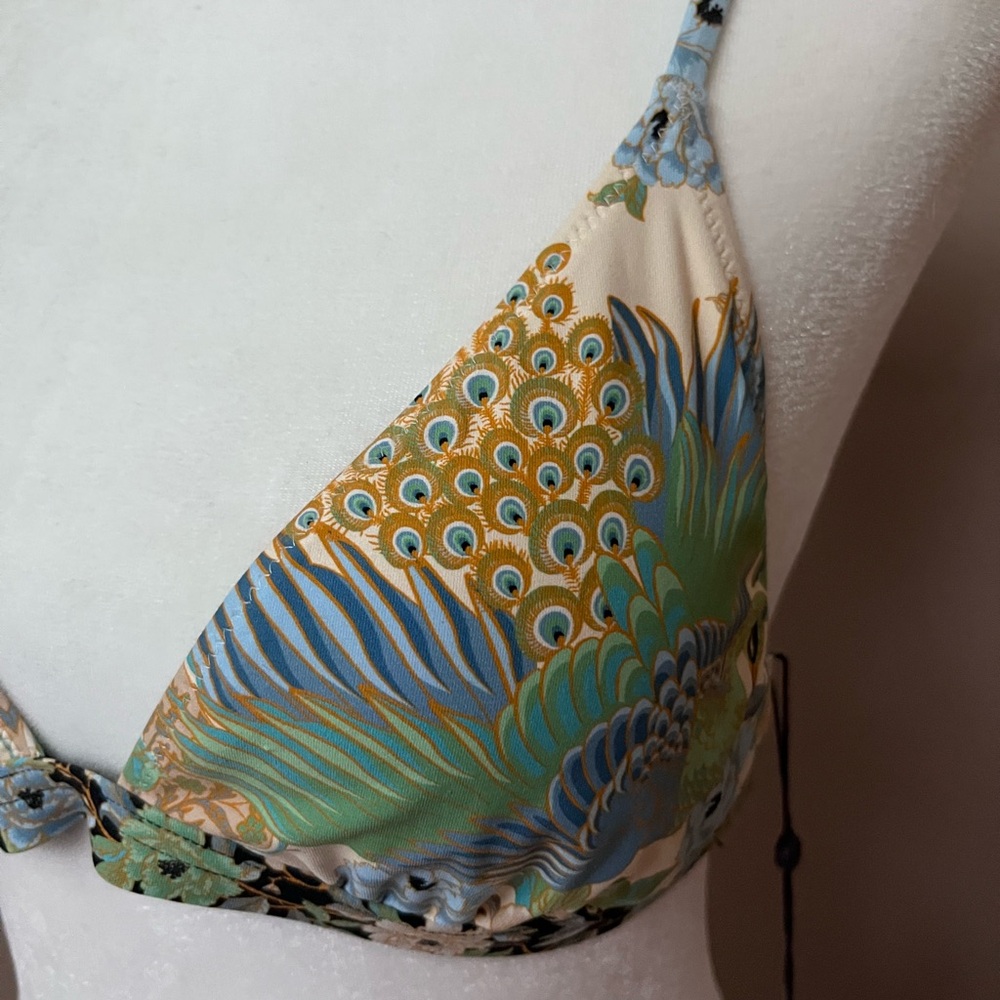 NWT Spell Cloud Dancer Triangle Bikini Top - Picture 13 of 15